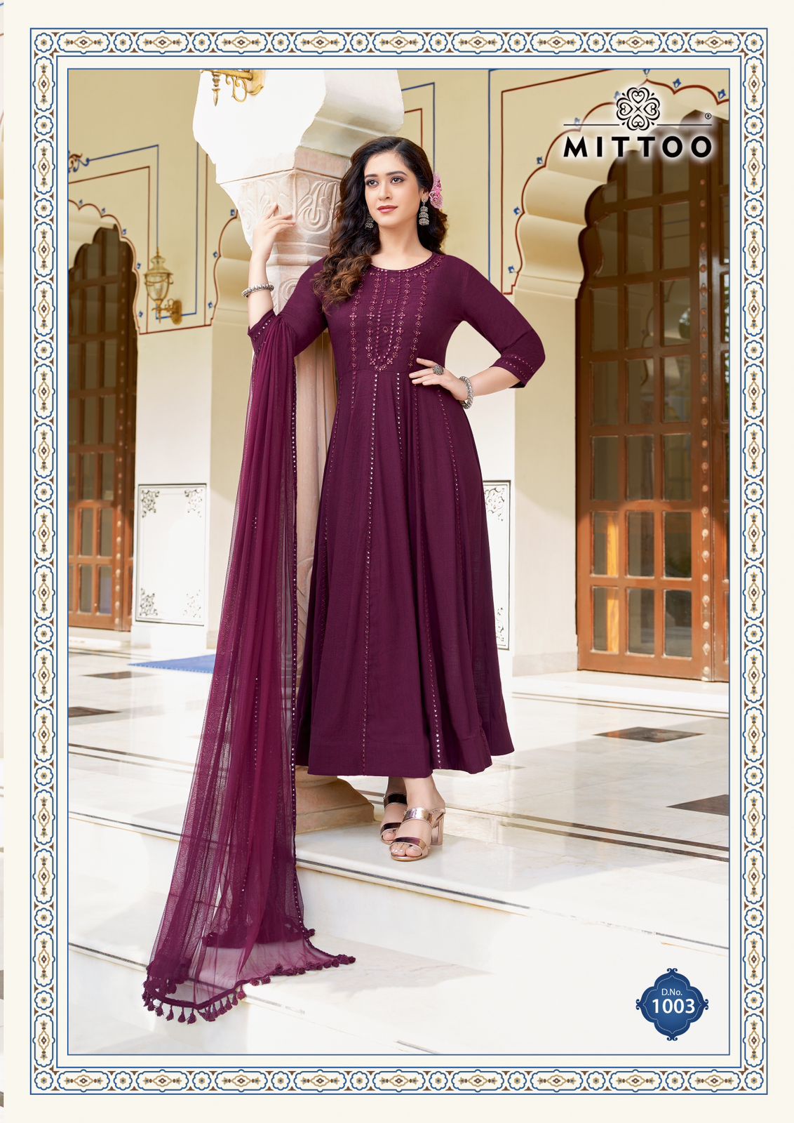 Saawariya By Mittoo Viscose Heavy Anarkali Kurtis With Dupatta Wholesale Price In Surat